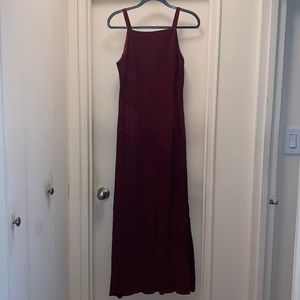 Dave & Johnny maxi evening red dress size 10
